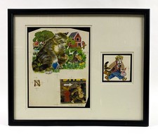 Feodor Rojankovsky / Original illustrations from THE GIANT GOLDEN BOOK OF CAT