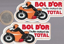 sticker. Moto. TOTAL BOWL OF GOLD. Lot of 2