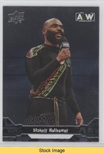 2023 Upper Deck AEW All Elite Wrestling Crew Silver Foil Malcolm Bivens READ z6b
