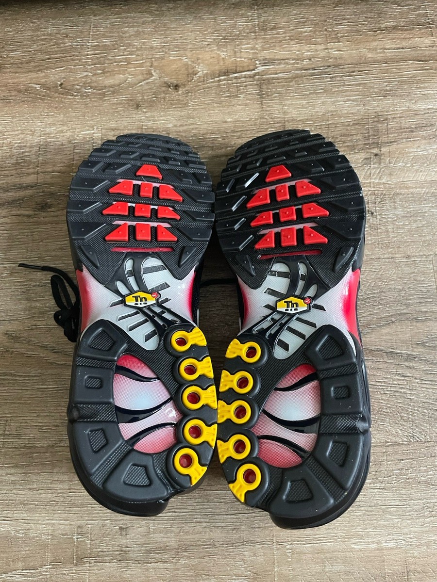 Nike Air Max Plus University Red Pure Platinum Black Men display picture 1