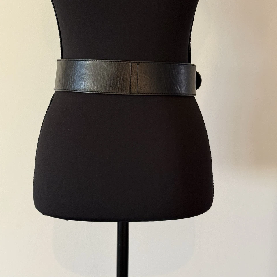 Cinturón de gamuza de cuero Fossil para mujer XS negro Boho CottageCore Western Whimsigoth Foto 4 de 4