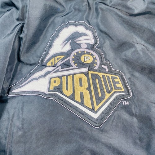 Vintage 90s Purdue Boilermakers Windbreaker Jacket Men's XL Full Zip Pro Player - Picture 8 of 8