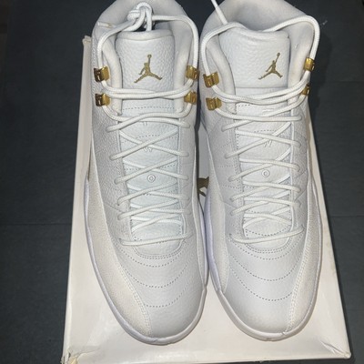 Air Jordan Ovo 12 Air Jordan 12 Retro OVO White/Gold Sneakers NIB