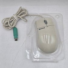 Vintage Microsoft 2 Button Ball IntelliMouse 1.1A PS/2 Mouse X03-68760 - New