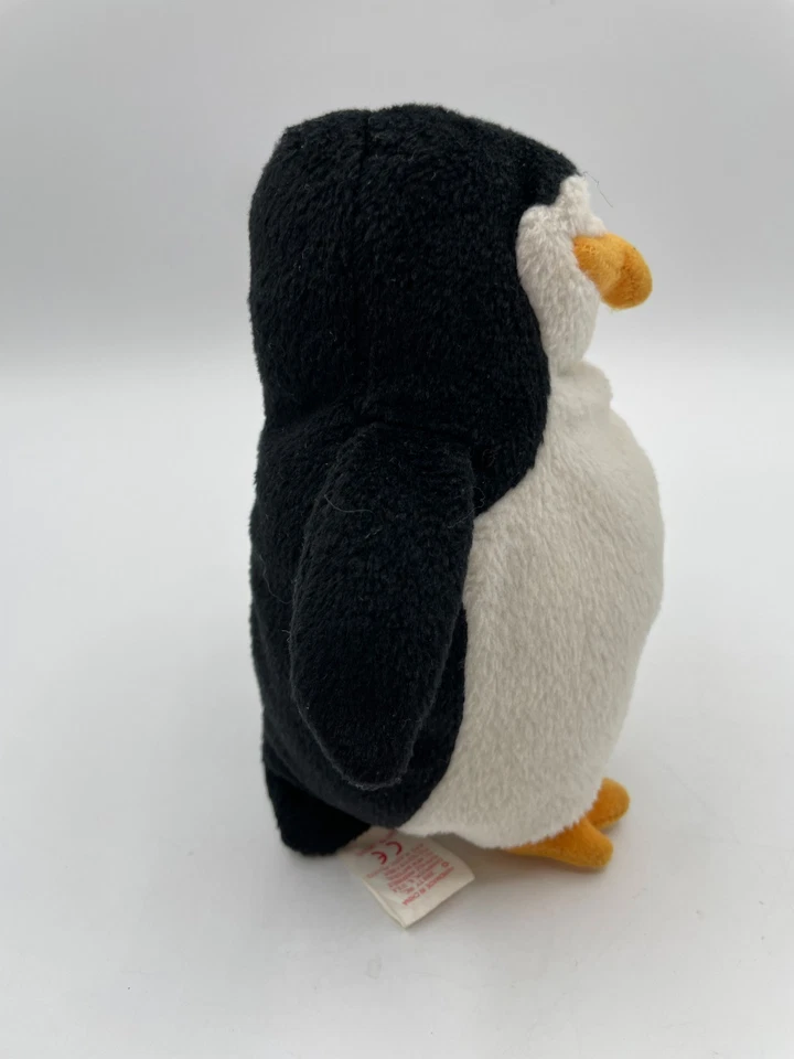 New Damaged Tag- Ty Beanie Babies Baby SKIPPER The Madagascar Penguin 6" 2008 - Image 4 of 4