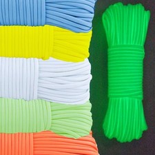 Glow in the Dark Paracord Fluorescent Luminous Parachute Rope Cord 100 Ft