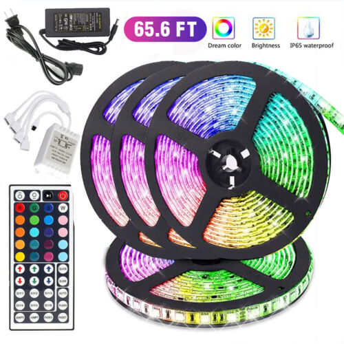 100FT Flexible 3528RGB LED SMD Strip Light Remote Fairy Lights Room TV Party Bar - Picture 16 of 17