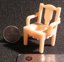 Child Toddler Potty Toilet Chair Peach Pink Vintage AS IS 1:12 Miniature FN7930