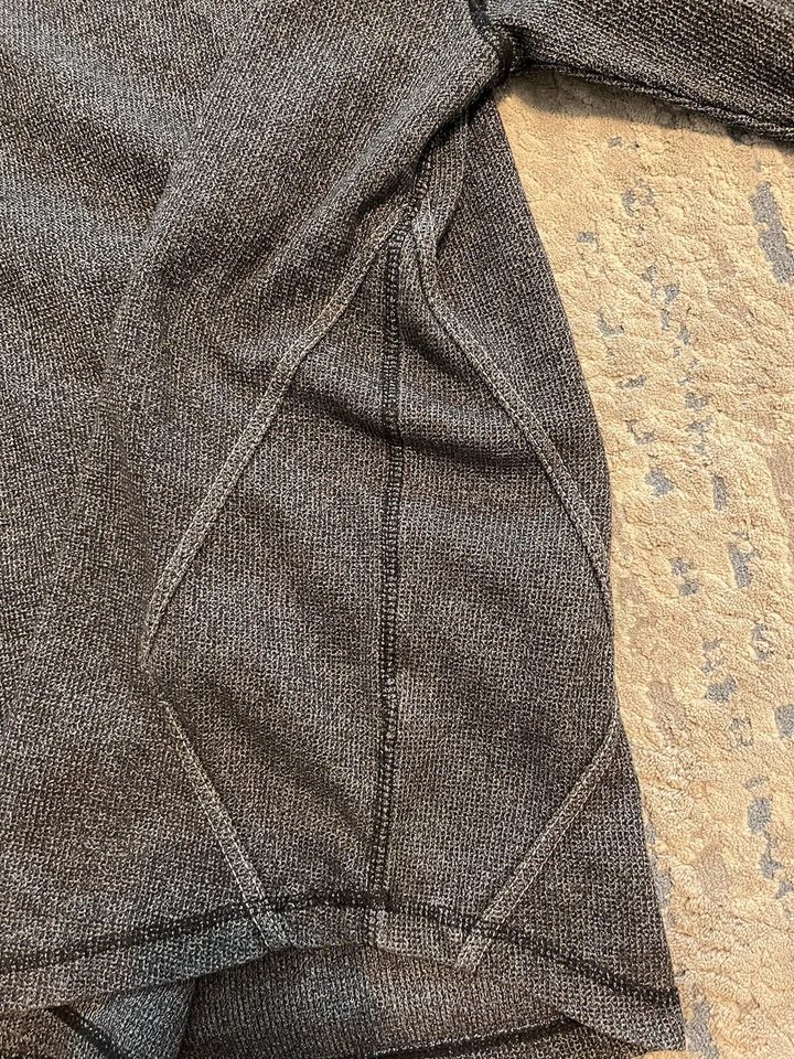 (2) Suéter Camisa Manga Larga a Rayas Azul Volcom Talla Mediana Para Hombre Foto 4 de 4