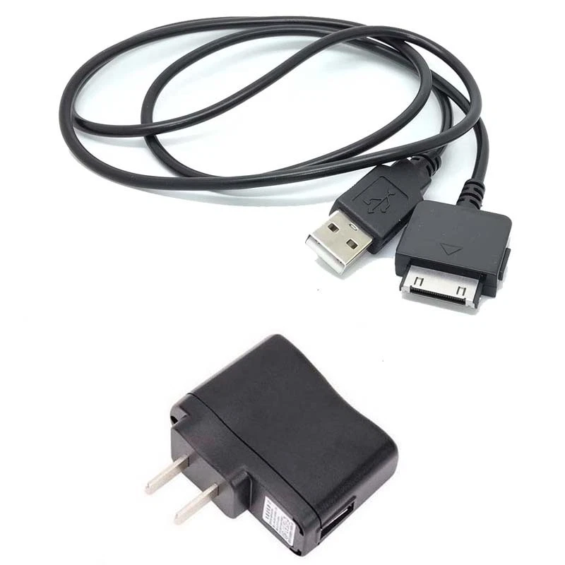 Battery Wall AC Charger+USB CABLE FOR MICROSOFT ZUNE HD MP3 mp4 Zune 30G-120G - Image 2 of 4