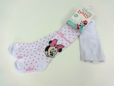 Baby Strumpfhose 68/74, 80/86 Minnie Maus Disney weiß Mädchen Hose