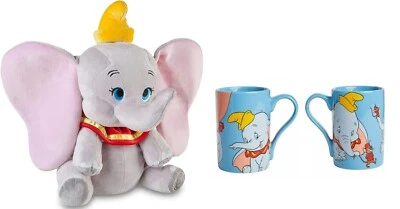 Disney - Dumbo mittleres Stofftier 36 cm + Tasse - NEU - Bild 1 von 4