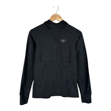 ARCTERYX Ninja Fleece Hooded Women's Full Zip Black Size S