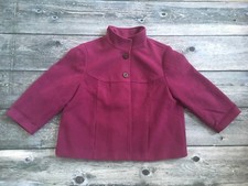CHICOS Women's 3 Petite 2 Button Jacket Animal Print Lined