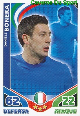 181 DANIELE BONERA ITALIEN ITALY TEAM CARD STARS WELT 2010 TOPPS