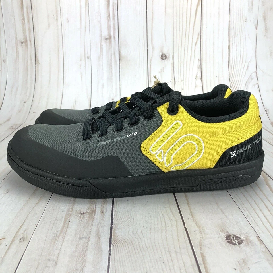 Adidas Five Ten Freerider Pro PrimeBlue Zapatos Planos de Bicicleta de Montaña Amarillo Gris Talla Foto 4 de 4
