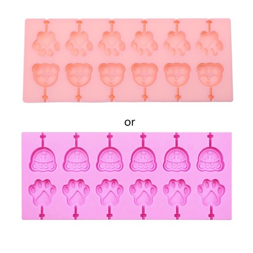 12/66 Cavity Silicone Hard Candy Molds Gummy Chocolate Molds for