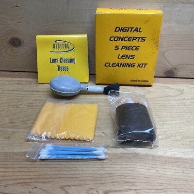 Digital Concepts 5 Piece Lens Cleaning Kit LCK-5N Camera Cleaning Used