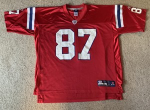 Rob Gronkowski Jersey New England Patriots Red Throwback Custom Nfl Apparel Xl Ebay
