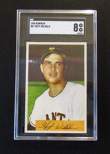 1954 Bowman # 57 Hoyt Wilhelm SGC 8 NM-MT