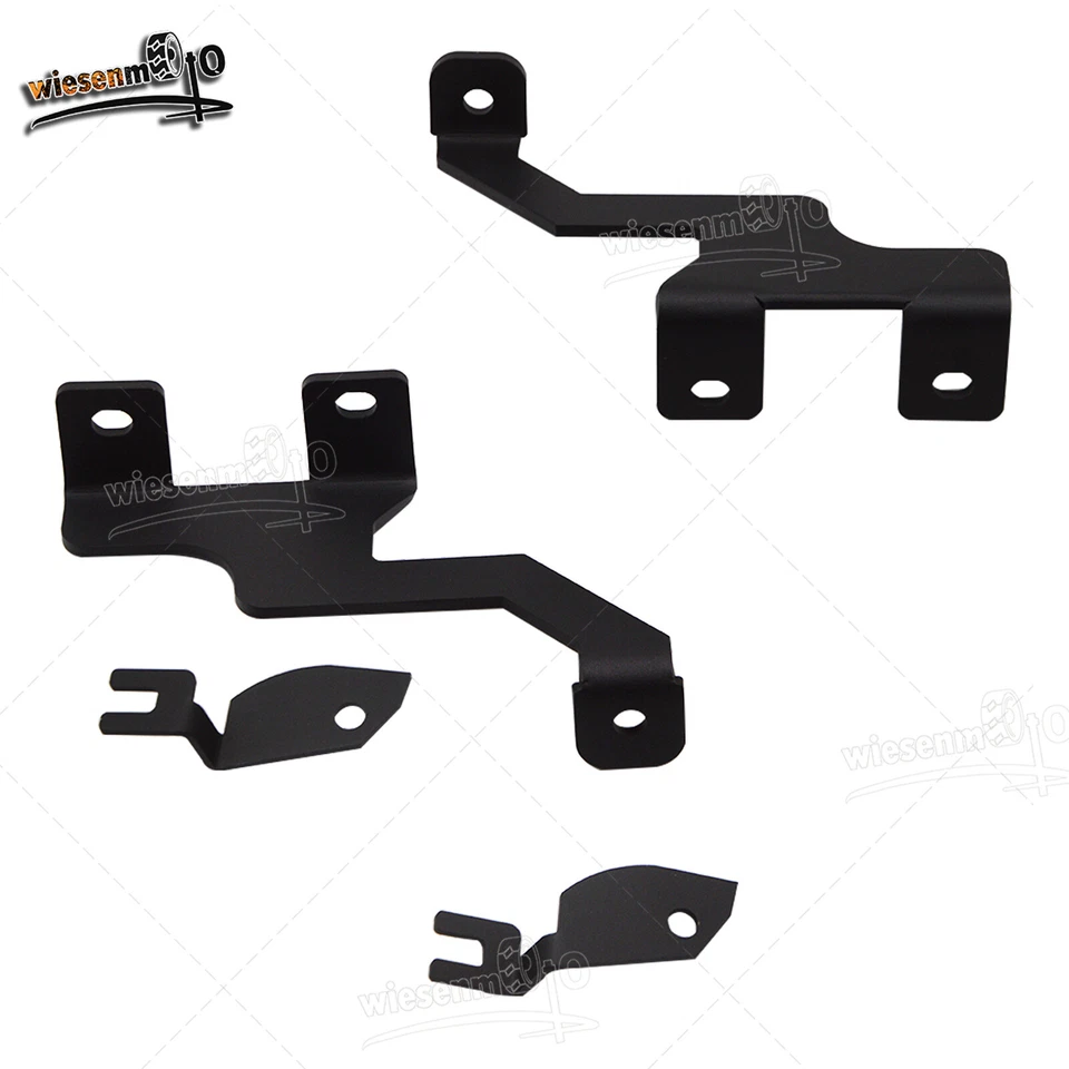 Soportes de montaje de zanja para capó de luz LED Fit 2004-2014 Ford F150/F150 SVT Raptor Foto 4 de 4