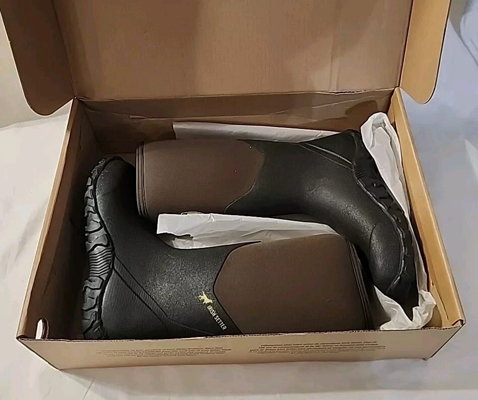 IRISH SETTER MUDTREK 15" PULL-ON HUNTING BOOTS UNISEX 11 BROWN/BLACK 4839 - Image 2 of 4