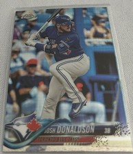 2018 Topps Chrome Baseball Josh Donaldson Toronto Blue Jays base card #8