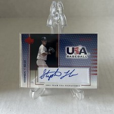 2003 Upper Deck USA Baseball Team Signatures Blue Ink/250 Stephen Head #S-8 Auto