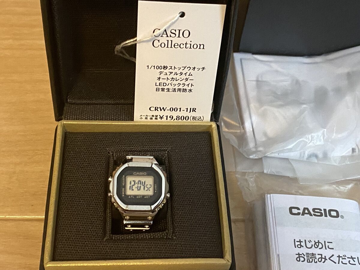 Set of 2】Casio Ring Watch CRW-001-1JR pair watch 50th Set of 2】Casio Ring Watch CRW-001-1JR pair watch 50th