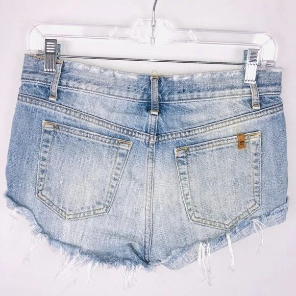 Joes Jeans Womens Light Wash Elise Cuffed Denim Shorts 25 - Image 4 of 4