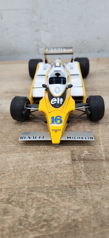 EXOTO 1:18 RENAULT RE-20 TURBO RENE ARNOUX #16 1980 GRAND PRIX FRANCE 97090 RARE - Image 2 of 4