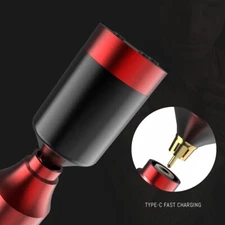 Tattoo Machine Universal RCA Wireless Power Battery Pack LED Display 1200mAh