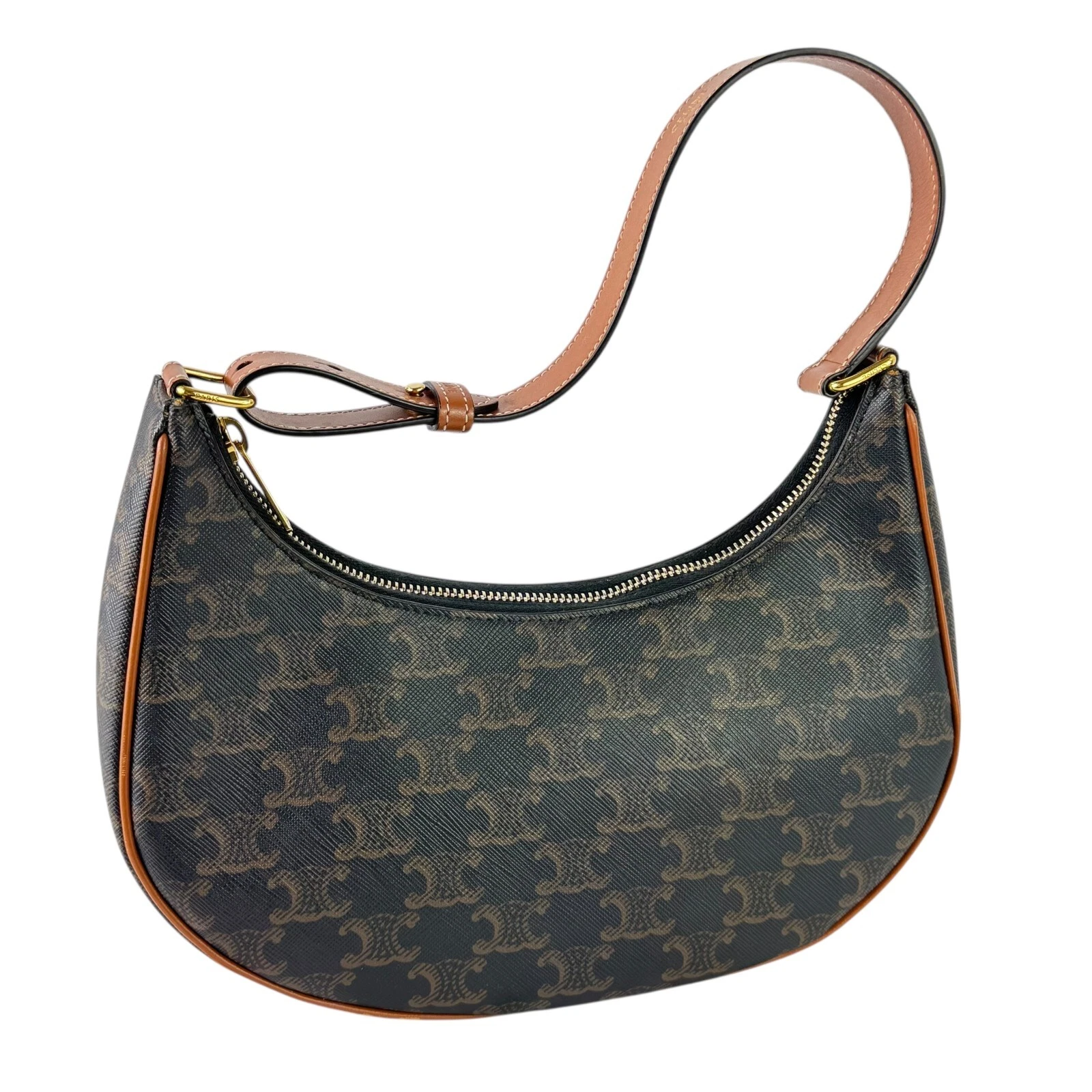 Borsa CELINE Ava in tela trionfo e pelle di vitello Made in Italy autenticata