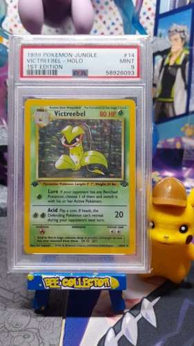 1999 Pokémon Jungle 1st Edition #14 Victreebel Rare Holo PSA 9 Mint WOTC