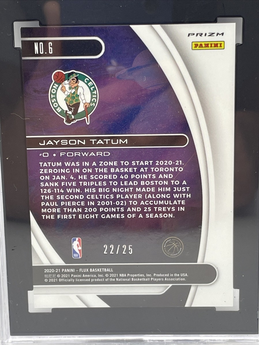 2020-21 Panini Flux Titan #6 JAYSON TATUM #/25 ~ SGC 9.5~ | eBay