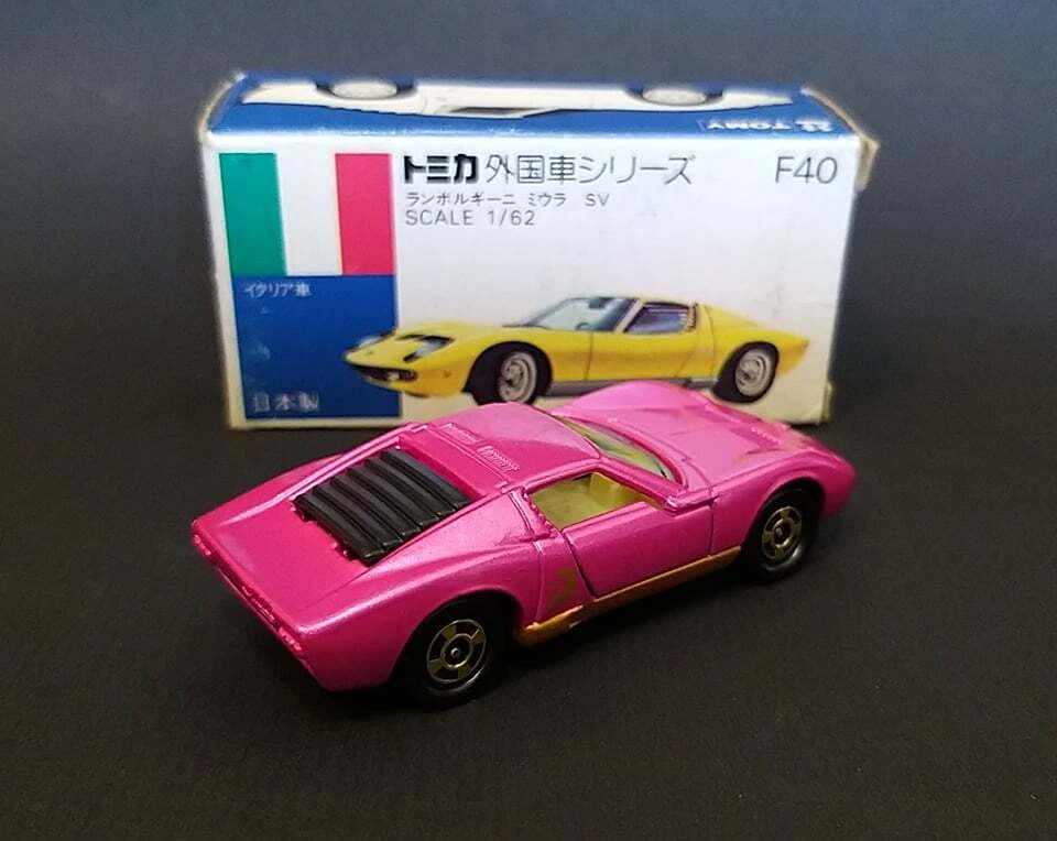 Tomica Lmaborghini Miura SV HECHO EN JAPÓN Nivel Colección ~ 1/62 Foto 3 de 4