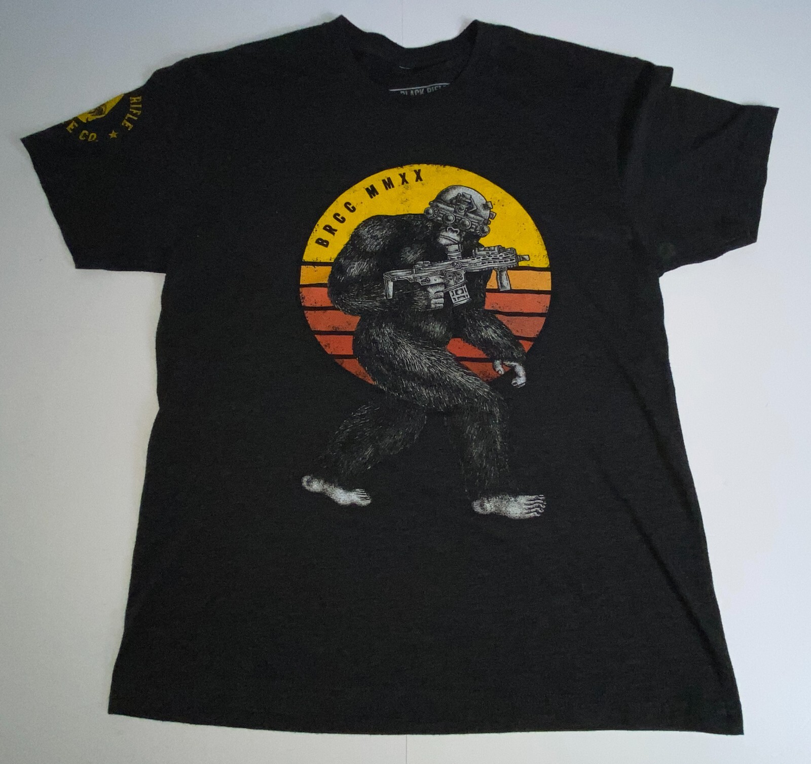 Black Rifle Coffee Company Shirt Women's MEDIUM Tactisquatch Graphic T-Shirt