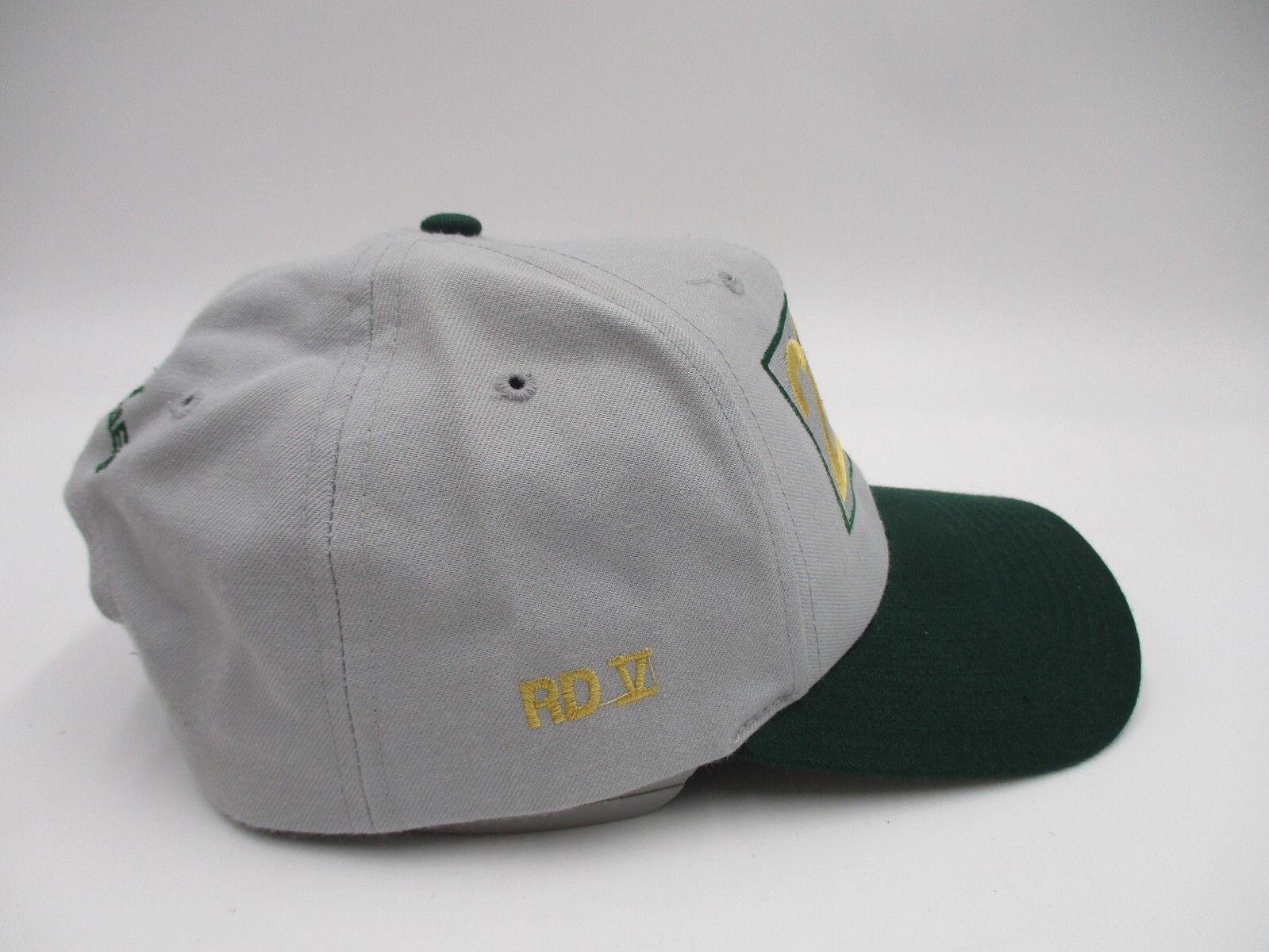Quest 2000 Trinity Industries Hat Cap Gray Green … - image 4