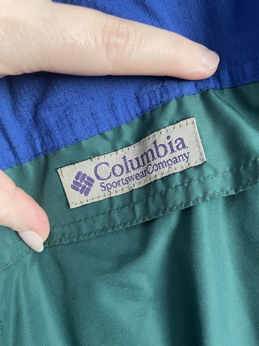 Columbia Sportswear Company Men Size L Snow Jacket Blue And Green