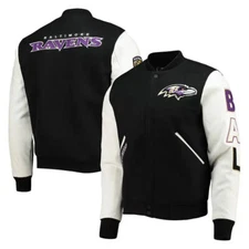 Mens Baltimore Ravens Varsity Jacket