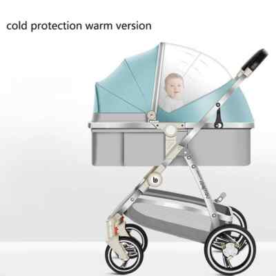 Travel Baby Stroller Leather,High Landscape Lightweight and Easy To Carry Baby