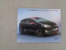 Ford Fiesta Zetek S  (Red & Black Editions)  - Brochure  - 2014
