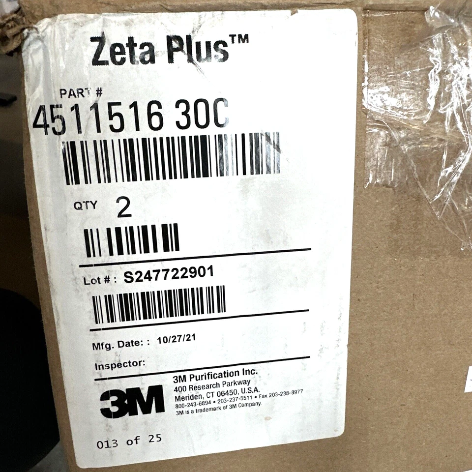 3M Zeta Plus C Series Filter Cartridge 4511516 30C (16 Cell) 2-PACK *NEW* - Image 3 of 3