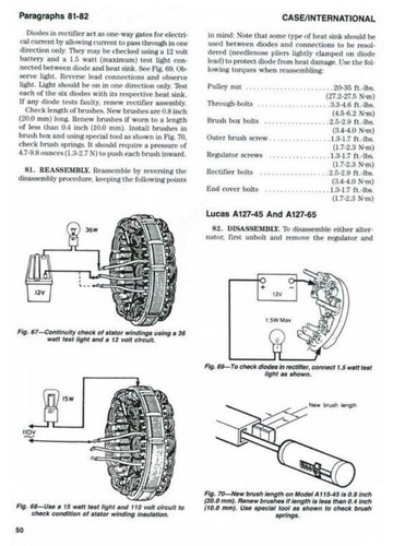 Case IH 385 485 585 685 885 TMM Tractors Workshop Manual Delivered Today - Picture 4 of 4