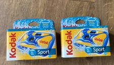 2x Kodak Sport Single Use Disposable Waterproof Camera 27 Exposure New Exp 2020