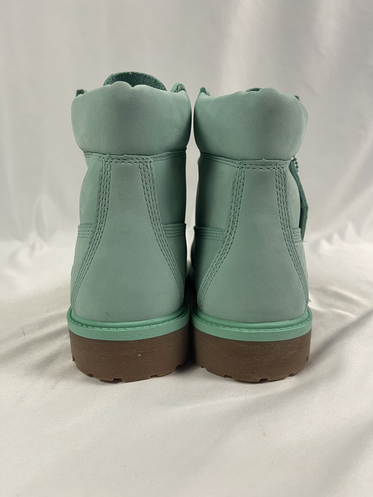Timberland 50th Anniversary 6" Nubuck Leather Premium Light Green Teal Size 7 image 4