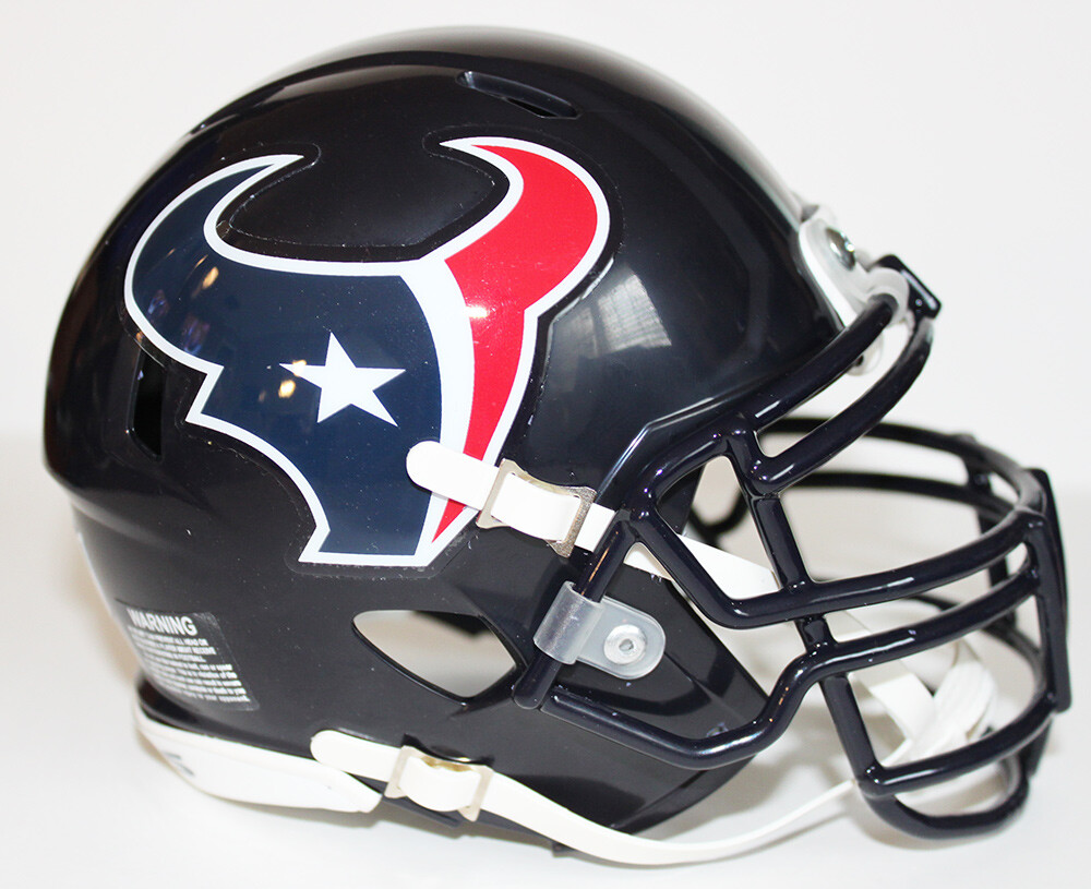 JJ Watt Houston Texans Riddell Custom Mini Helmet w/ Metal Face