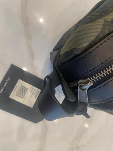 Filson Rugged Twill Travel Kit Leather USA-Made Bathroom Bag Waxed Cotton Camo - Picture 4 of 6