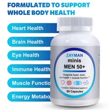 3PCS Centrum Silver MultiVitamin MultiMineral Complete Vitamin Men Over 50+