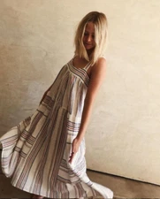 Xirena $287 Dylan Dress in Freedom Stripe Peace; M